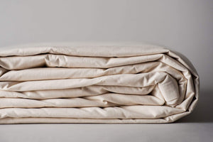 American Blossom Bedding Organic Cotton Comforter Cover Set White