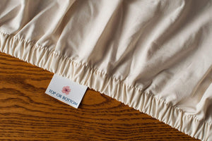 American Blossom Bedding Organic Cotton Sheet Set Natural