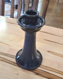 Bolick & Traditions Pottery Candlestick (Blue)