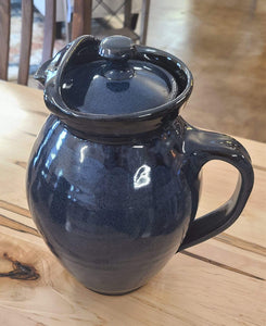 Bolick & Traditions Pottery Pitcher w/Lid (Blue)