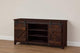 Craftsman Market Factory Cart Coffee Table and Barn Door TV Console