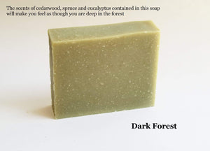 Craftsman Market Soap Dark Forest Natural Handcrafted Soap Bar