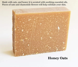 Craftsman Market Soap Honey Oats Natural Handcrafted Soap Bar