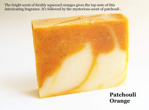 Craftsman Market Soap Patchuli/Orange Natural Handcrafted Soap Bar