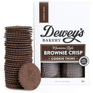 Deweys Cookies Dewey's Brownie Crisp Moravian Style Thin Cookies