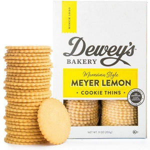 Deweys Cookies Dewey's Myer Lemon Moravian Style Thin Cookies