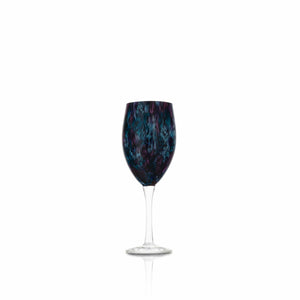 Glasforge Wine Glass (Purple Rain Frit)