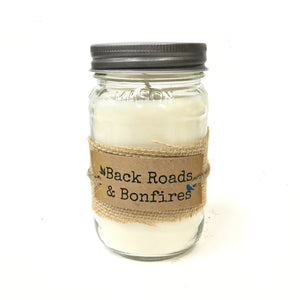 Things Uncommon Candles & Wax Melts Back Roads & Bonfires Candle 16oz