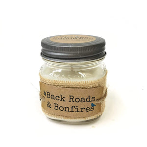 Things Uncommon Candles & Wax Melts Back Roads & Bonfires Candle 8oz