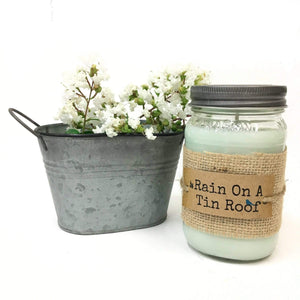 Things Uncommon Candles & Wax Melts Rain on a Tin Roof Candle 16oz