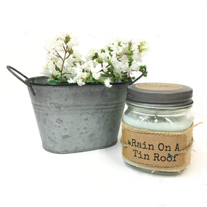 Things Uncommon Candles & Wax Melts Rain on a Tin Roof Candle 8oz