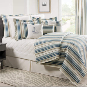 Victor Mill Bedding Savannah Stripe Comforter Queen